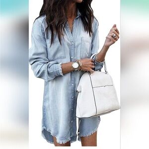 Zilcremo Denim dress size small